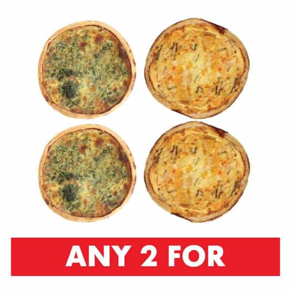 Frozen Quiches 12cm 2 x Pack of 2